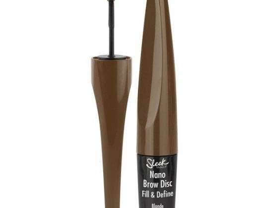 Schlanke Nano Brow Disc Fill y Define Blonde