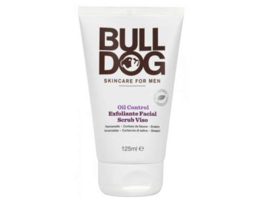 Bulldog hudpleie for menn oljekontroll ansiktsskrubb 125ml