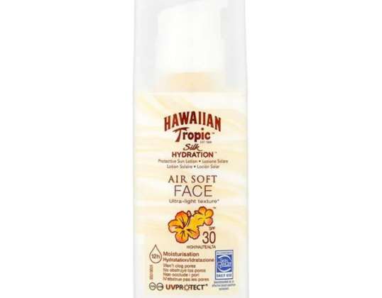 Hawaiian Tropic Silk Hidration Air Soft Face Sun Lotion Spf30 50ml