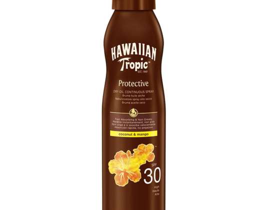 Hawaii trópusi kókuszdió y mangó aceit Spf30 180ml spray