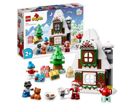 Noel Baba ile LEGO DUPLO Zencefilli kurabiye evi - 10976