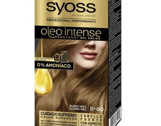 Syoss Oleo Intensywny Trwały Kolor Włosów 8-60 Miodowy Blond