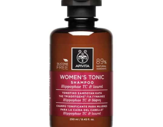 Apivita Womens Tonic Shampoo With Hippophae Tc And Laurel 250ml