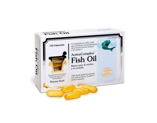 Pharma Nord Activecomplexâ" ̆ Žuvų taukai 120caps
