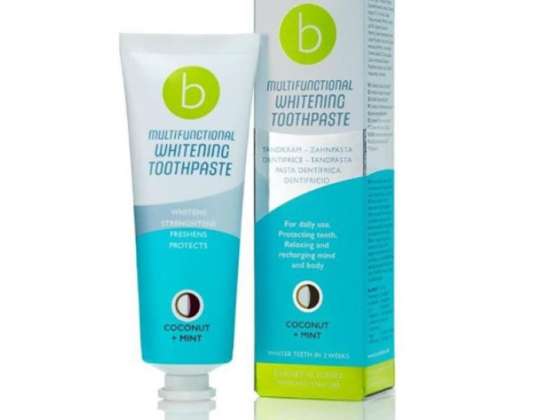 Beconfident Multifunktionale Kokosnuss + Minze Whitening Zahnpasta 75ml