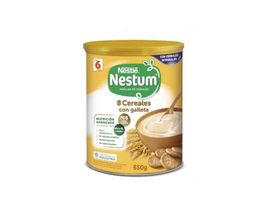 Nestle Nestlă© Nestum 8 Cereale cu Biscuiți 650g