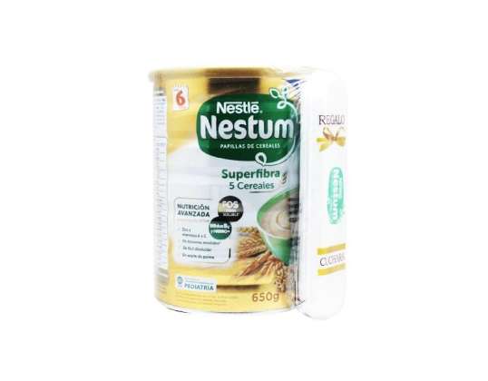 Nestle NestlĂ© Nestum Superfibra 5 Зърнени храни 650g Regalo Cuchara