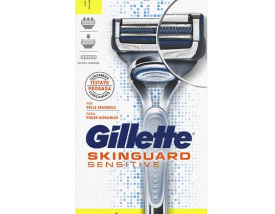 Gillette Skinguard Sensitive Rasierer + 2 Minen
