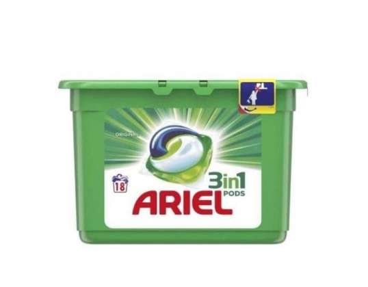 Ariel 3in1 Pods Original 18 tvättar