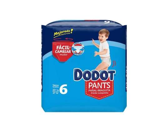 P Dodot nohavice Talla 6 27 Uds