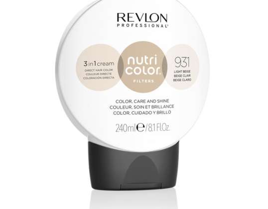 Revlon - Nutri Värisuodattimet Sävytys 240ml - 931 Vaalea Beige