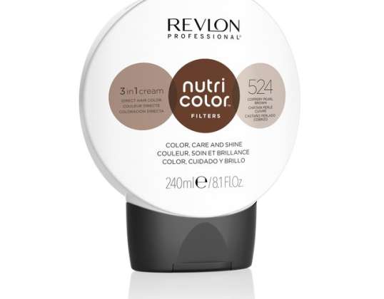 Revlon - Nutri Color Filters Toning 240ml - 524 Coopery Pearl Brown