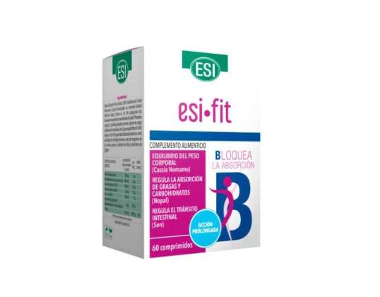 Esi Fit B Блок абсорбция Дългодействаща хранителна добавка 60 таблетки