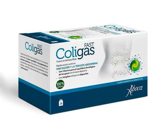 Aboca Coligas Fast 20 Sachets Filtrants 