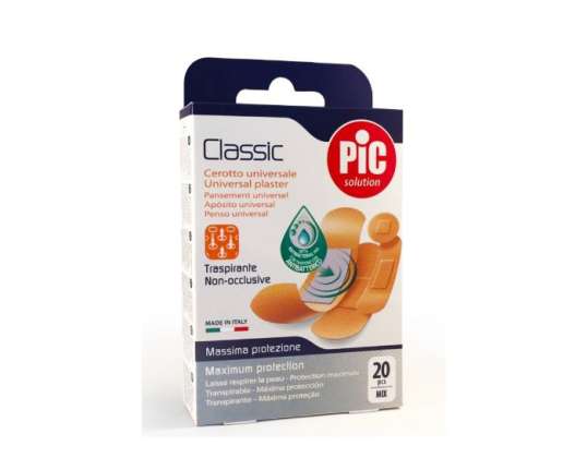 Pic Classic Strip Plasters Mix 20 Unidades 