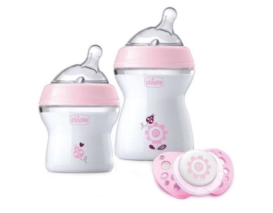 Chicco Naturalfeeling Baby Bottle 0m+ Set 3 Pieces 