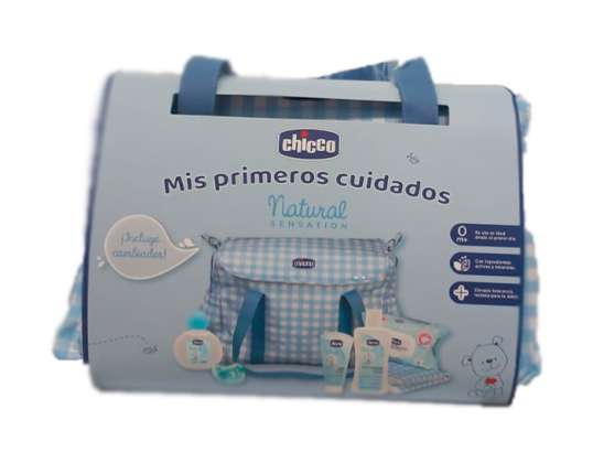 Chicco My First Care Bag Set Azul 6 Piezas