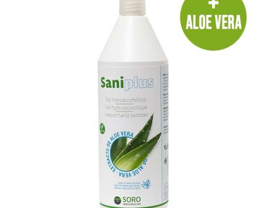 Hydroalkoholisches Handgel-Desinfektionsmittel mit Aloe Vera 1 Liter