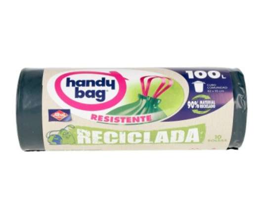 Albal praktična torba Teška reciklirana vreća za smeće 100l 10 Jedinica