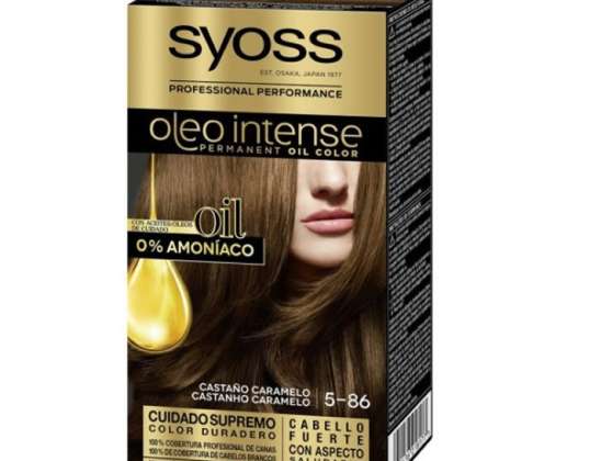 Syoss Oleo Intense Permanent Haarfarbe 5-86 Karamell Braun