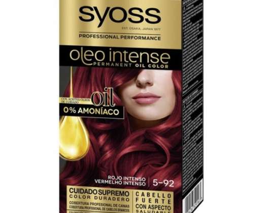 Syoss Oleo Couleur permanente intense des cheveux 5-92 Rouge intense