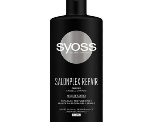 Syoss Szampon Salon Plex Uszkodzone lub Przerobione Włosy 440ml
