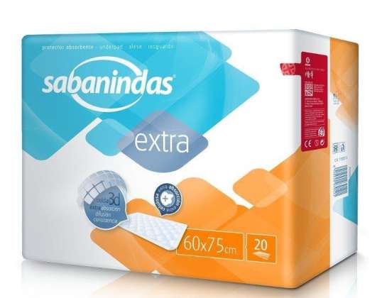 Sabanindas Extra 60x75cm 20 Unidades