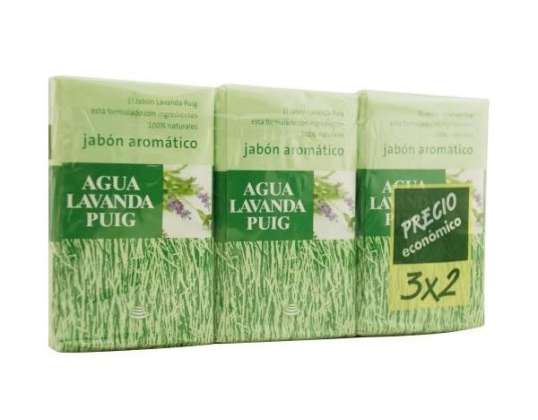 Agua Lavanda Puig Aromatični set toaletnog sapuna 