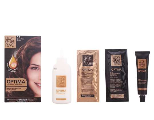 Llongueras Optima Permanent Hair Colour Ammonia Free 5,3 Light Golden Brown