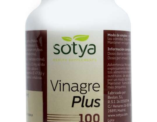 Sotya Vinagre Plus 550 Mg 100 Caps
