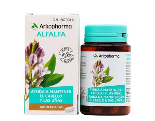 Arkopharma ArkocĂˇpsulas Alfalfa 310mg 45 Capsules 