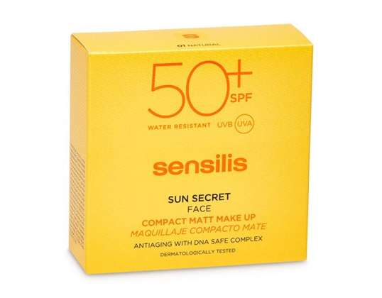 Sensilis makiažas Compact Spf50+ Natural Rose 10g