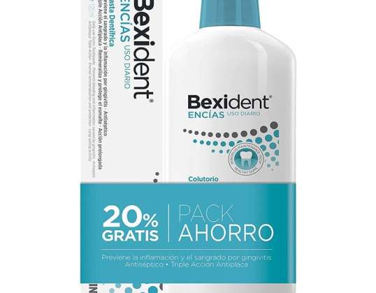 Bexident Gums Dentífrico 75ml + Colutorio 500ml