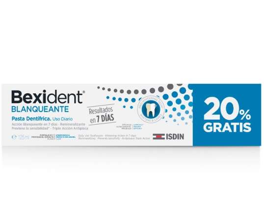 Isdin Pack Bexident bělící pasta 20%Dto 125ml