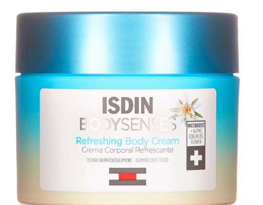 Isdin Bodysenses Odświeżający Krem do Ciała Kwiat Szarotki 250ml