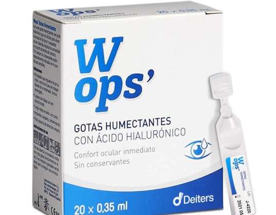 Deiters Wops Hidratante Gotas Dose Única 20 Unidades