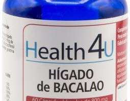 H4u HĂ­gado De Bacalao 60 CĂˇpsulas Blandas De 800 Mg