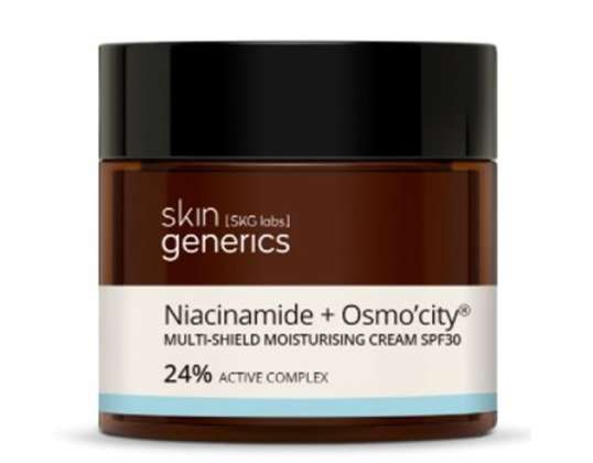 Skin Generics Niacinamide + Osmo’city Multi-Shield Crème Hydratante Spf30 24% Complexe Actif 50ml