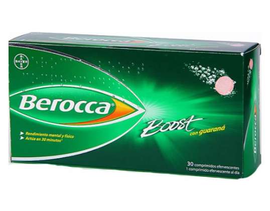 Berocca Boost 30 Effervescent Tablets Guarana 