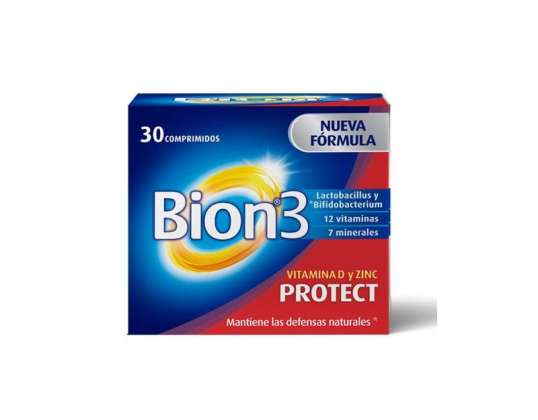 Merck Bion3 Protect Vitamina D y Zinc 30 Comprimidos