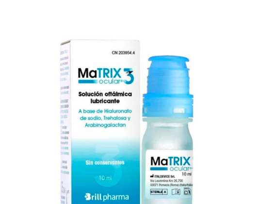 Matrix Oculaire 3 Ophtalmic Gouttes 10ml 