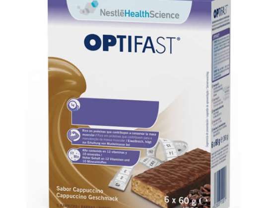 Optifast Sabor Cappuccino 6 Barritas 