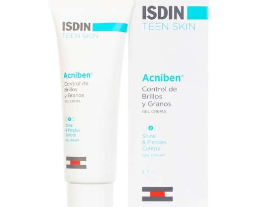 Isdin Acnibel Teen Crema Gel Pelle per Lucentezza e Controllo del Grano 40ml