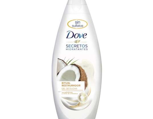  Dove nærende hemmeligheter Body Wash kokosolje og melk mandler 500ml
