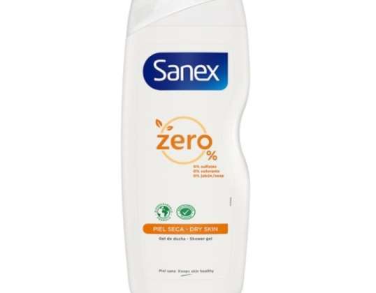 Sanex Zero% Gel de Ducha Piel Seca 600ml