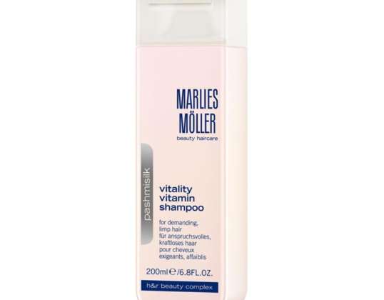 Marlies Moller Pashmisilk Vitalty Vitamin Shampoo 200ml