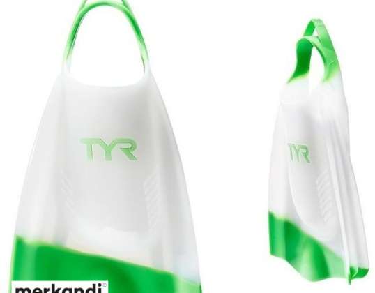 PŁETWY TYR HYDROBLADE FINS GREEN-CLEAR ROZMIAR S (36-38)