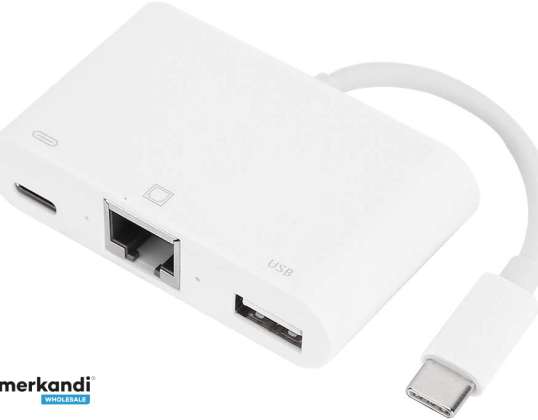 USB Type C og Ethernet-adapter