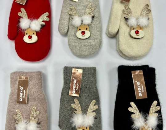 Weihnachtliche Handschuhe. Modell:NK6933, NK:9331 - NEU