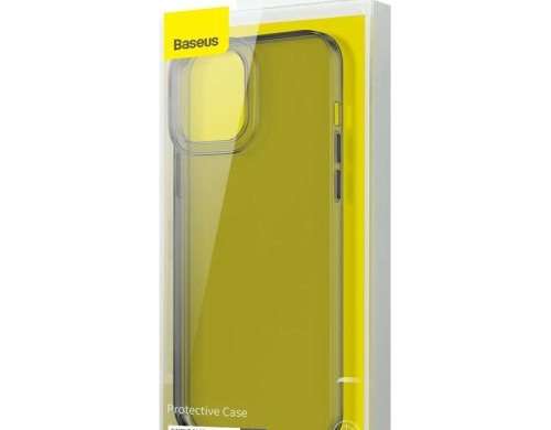 Coque Baseus iPhone 13 Pro Simple Series gel transparent Noir (ARAJ000
